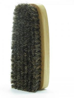 Штрих Основной уход щетка для обуви деревянная с конским волосом 15 см, артикул: 91520318