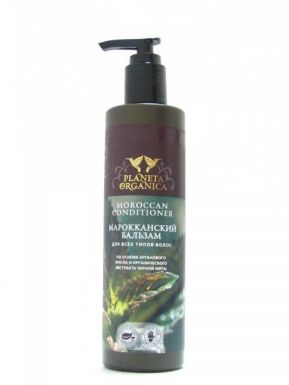 Planeta Organica бальзам очищающий Марокканский, для всех типов волос 280 мл, артикул: 0427