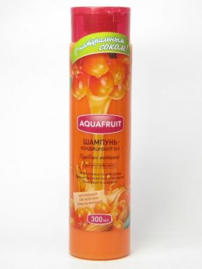 Аквафрут Шампунь-кондиционер 2в1 Глубокое питание для всех типов волос 300 мл_