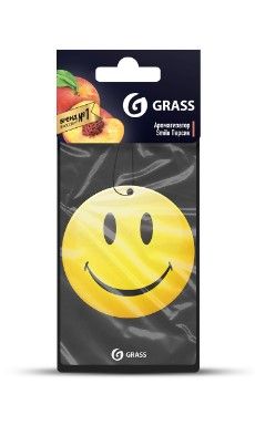 GRASS ароматизатор картон смаил персик
