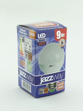 Jazzway Лампа Светодиодная PLed-Sp g45 9w E27 3000k 820 Lm 230