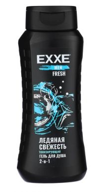 EXXE MEN гель д/душа 2в1 тонизирующий fresh 400мл