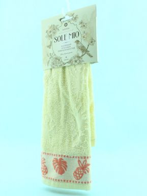 Полотенце банное Sole Mio Ананас, цвет: ваниль, размер: 35х55 см