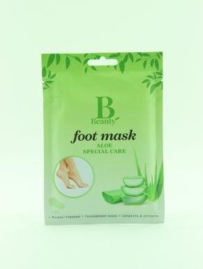 BEAUTY B маска-носки д/ног с экстрактом алоэ