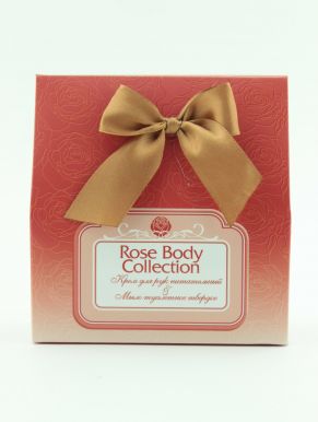 Набор женские Rose Body Collection крем для рук питательный СПА-уход, 50 мл + мыло твердое Роза, 75 г