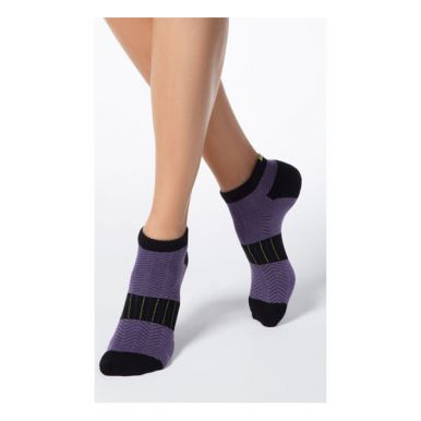 Conte 16с-92Сп носки женские хлопковые Ce Active короткие, махровая стопа, размер: 23, 092, фиолетовый