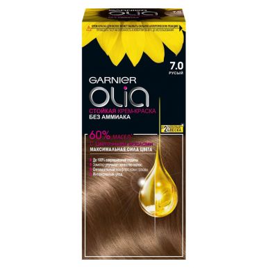 Garnier стойкая крем-краска для волос Olia, тон 7.0 Русый МИниКит