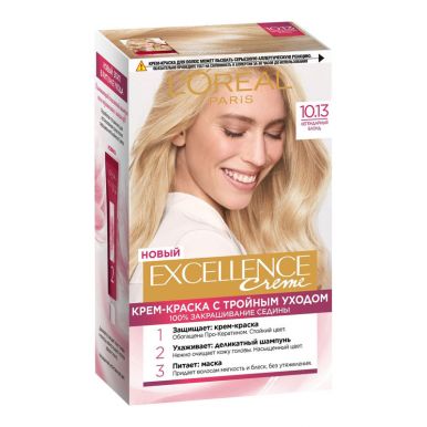 Excellence краска для волос, тон 10.13 легендарный блонд