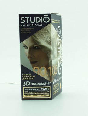 STUDIO 3D краска д/волос т.90.105 пепельный блондин