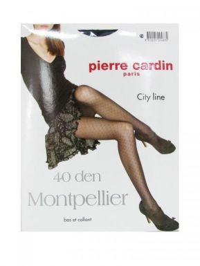 Pierre Cardin колготки MONTPELLIER 40 р.3 цвет NERO (имитация сетки)