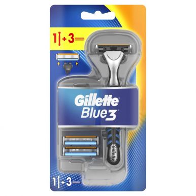 GILLETTE BLUE3 Бритва с 3 сменными кассетами