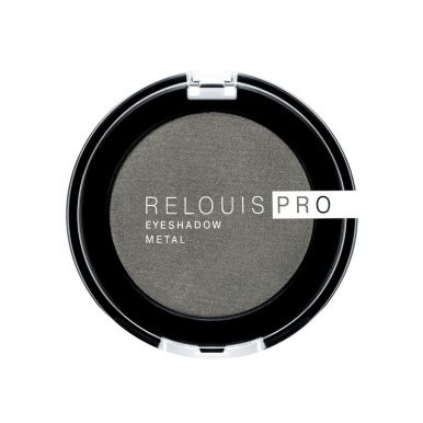 Relouis тени для век Relouis Pro Eyeshadow Metal, тон:55, Anthracite