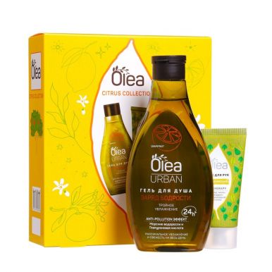 OLEA подарочный набор olive collection: шампунь 250м, бальзам 200мл