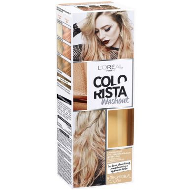 Colorista Красящий бальзам для волос смывающийся Персик, 80 мл
