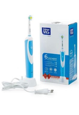 LONGA VITA щетка зубная электрическая с зарядным устройством