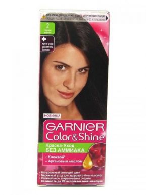 GARNIER COLOR SHINE краска д/волос 2.0 Черное дерево