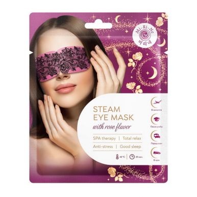 MI-RI-NE spa-маска д/глаз теплая расслаблющая с ароматом розы 12г