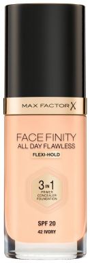 MAX FACTOR основа тональная 3in1 facefinity all day flawless т.42