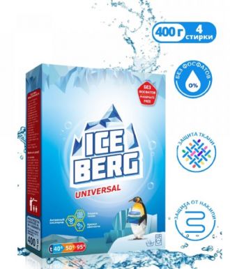 БАРХИМ iceberg universal порошок стир бесфосфатный 400г пр-во Беларусь