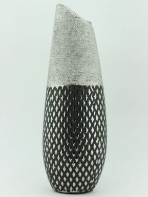 Ваза декоративная 7х8х30см, керамика, артикул: Fema0065