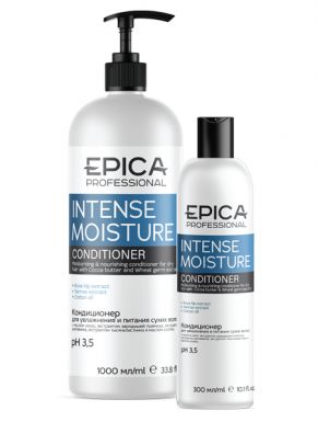 EPICA Intense Moisture Кондиционер для увлажнения и питания сухих волос с маслом какао и экстрактом зародышей пшеницы, 1 л