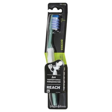 J&J зубная щетка Reach Access Plus, жесткая