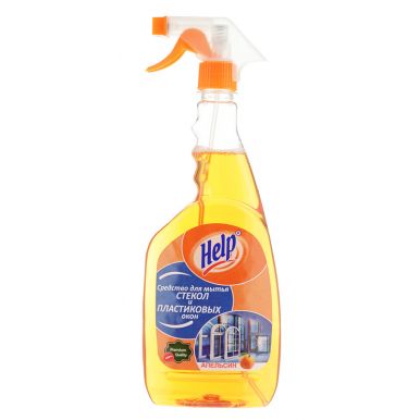 Help средство для мытья пластиковых окон курок Апельсин, 750 г