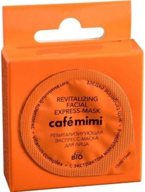 CAFE MIMI маска-экспресс д/лица ревитализирующая витаминный комплекс 15мл