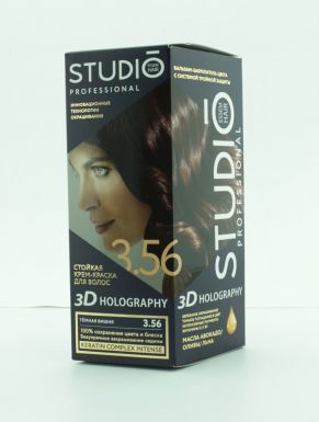 STUDIO 3D краска д/волос т.3.56 темная вишня