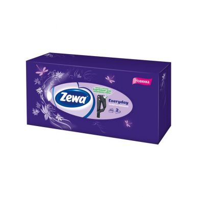 ZEWA Soft delicate салфетки бумажные д/лица 2сл. 100шт