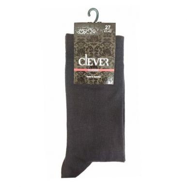 CLEVER носки мужские  К100Л темно-серый р.27