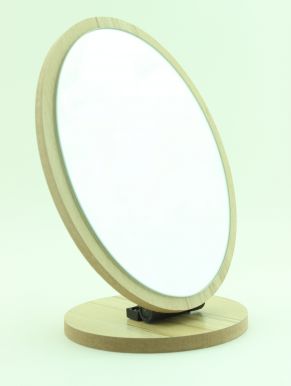 GREENTIME зеркало круглое деревянное 14*22см JZ220411-994