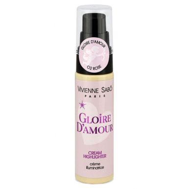 Vivienne Sabo Кремовый хайлайтер Cream Highlighter Creme Illuminatrice Gloire damour, тон 02, цвет: бежево-розовый, 25 мл