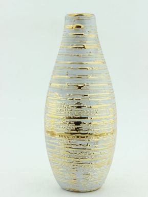 ALX611300 ваза, разм. 94x94x210mm, цв. золото