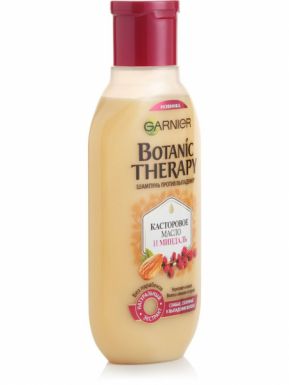 Garnier шампунь Botanic Therapy, Касторовое масло и миндаль для ослабленных волос, склонных к выпадению, 250 мл