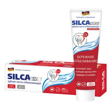 Silca Med Паста зубная отбеливающая, 130 мл