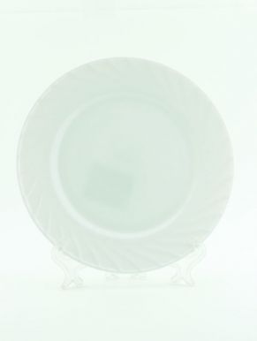 Тарелка обеденная цв.белый 23см НР90