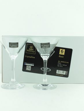 Wilmax набор бокалов для мартини, 160 мл, 6 шт артикул: Wl-888029a