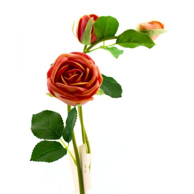 Цветок декор. роза кустовая 72см TIAG7640