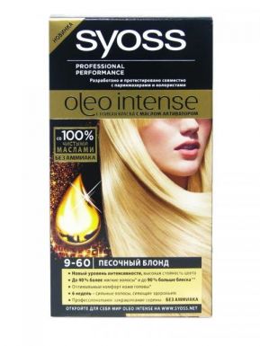 SYOSS Oleo краска д/волос 9-60 Песочный блонд 50мл