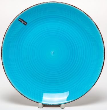 ELRINGTON Аэрограф мальдивы тарелка голубая керамика 27см