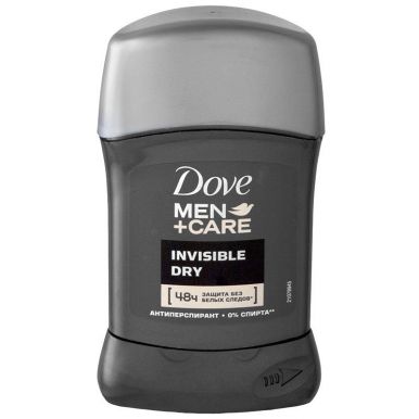 Dove дезодорант стикер Экстразащита и уход без белых следов, мужской, 55 мл