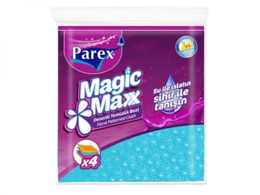 PAREX салфетки впитывающие нетканные magic maxx 4шт