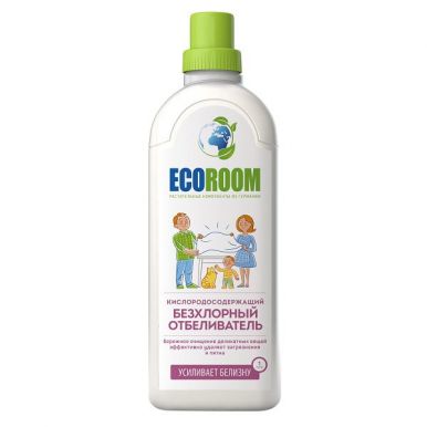 EcoRoom Средство отбеливающее биоразлагаемое безхлорное кислородосодержащее , 1000мл__