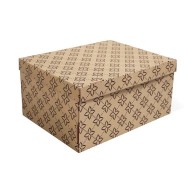 Коробка для хранения Триумф 370x280x180 см, белый/бурый, артикул: Д20104,0003