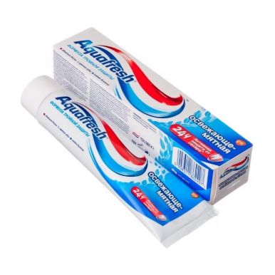 Aquafresh зубная паста Total Care освежающе-мятная, 100 мл, цвет: синяя