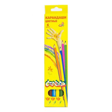 Каляка-Маляка карандаши 6 цветов, артикул: KKM06