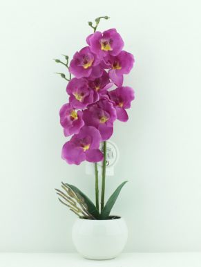 Растение декор. орхидея в горшке 11*8*39см 317353840