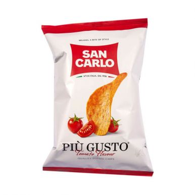 SAN CARLO чипсы картофельные со вкусом лайма и розового перца 50г