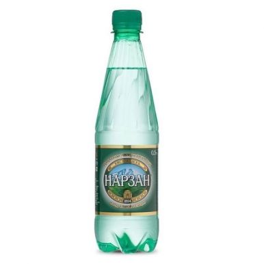 Минеральная вода Нарзан лечебно-столовая натуральная газация, 0,5 л, пластиковая бутылка